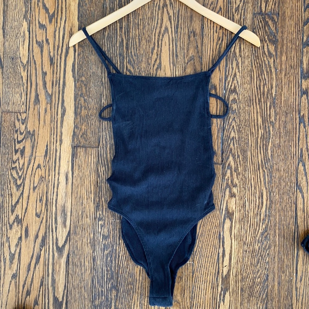 UO Out From Under Annie Strappy Back Bodysuit
